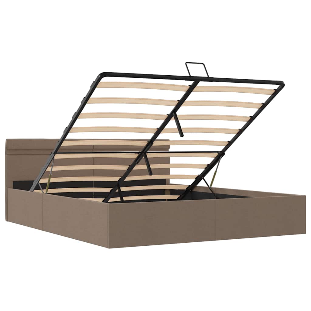 Cadre de lit à rangement hydraulique sans matelas 160x200 cm - XIOS