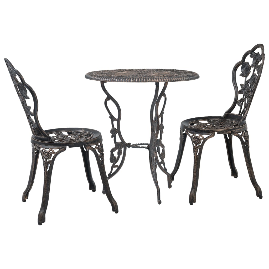 Salon de bistro 3 pcs Aluminium coulé - XIOS