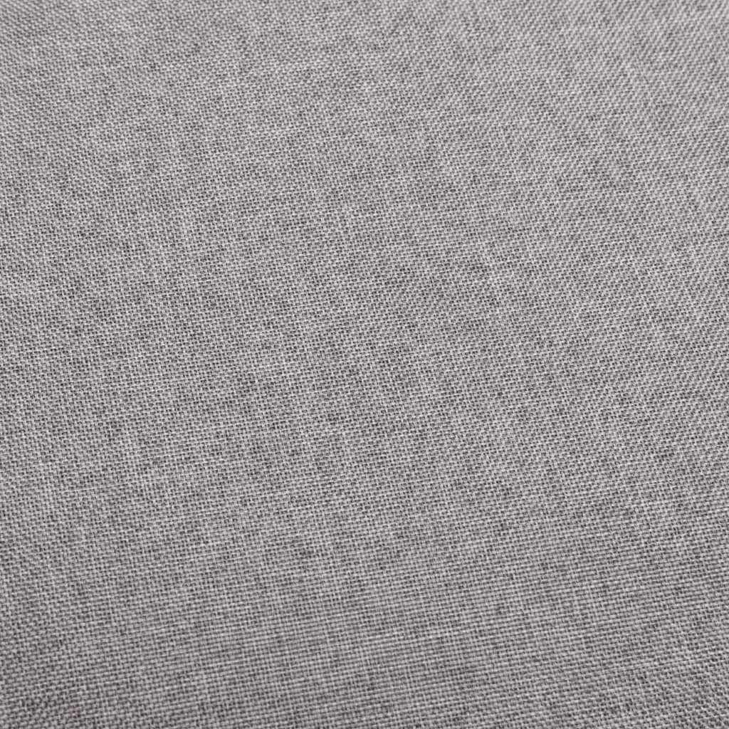 Tabourets de bar lot de 2 gris clair tissu - XIOS