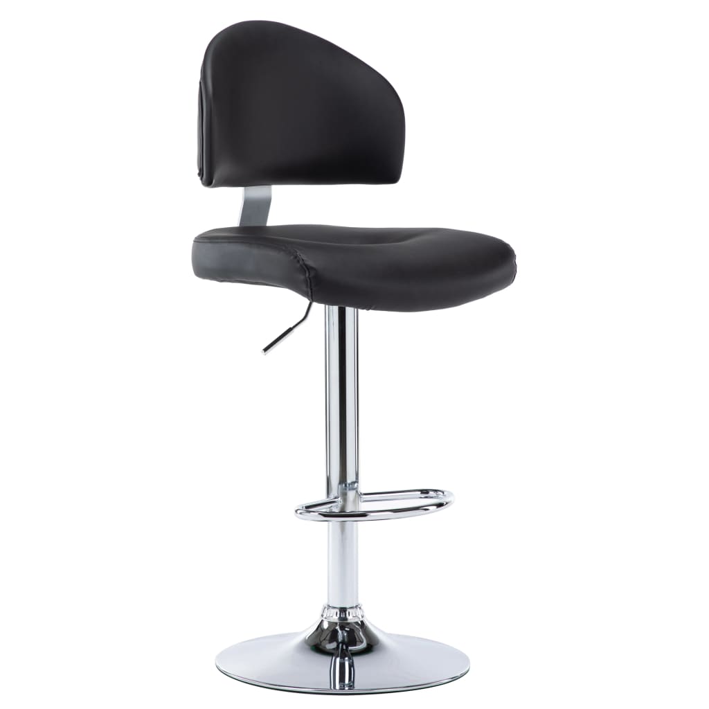 Tabouret de bar Noir Similicuir - XIOS