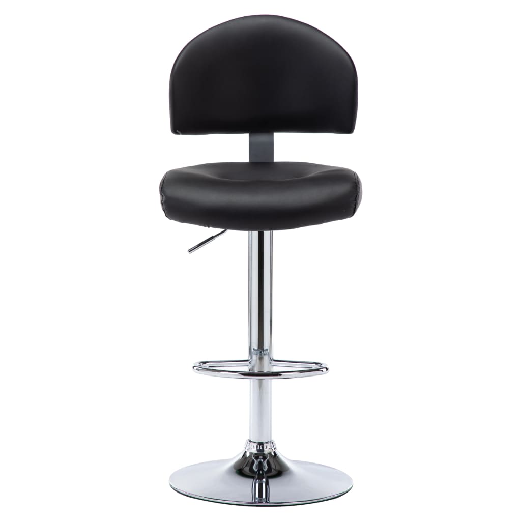 Tabouret de bar Noir Similicuir - XIOS