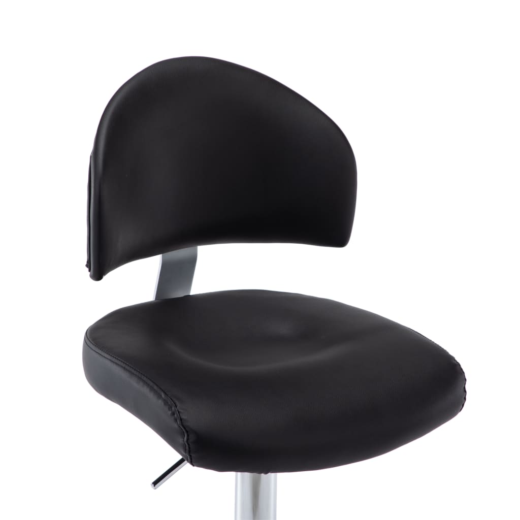 Tabouret de bar Noir Similicuir - XIOS