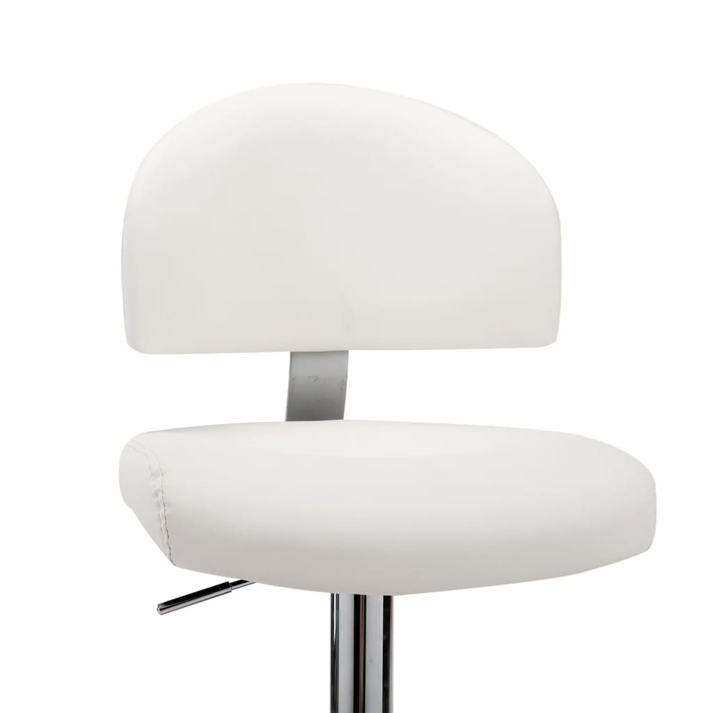 Tabouret de bar Blanc Similicuir - XIOS