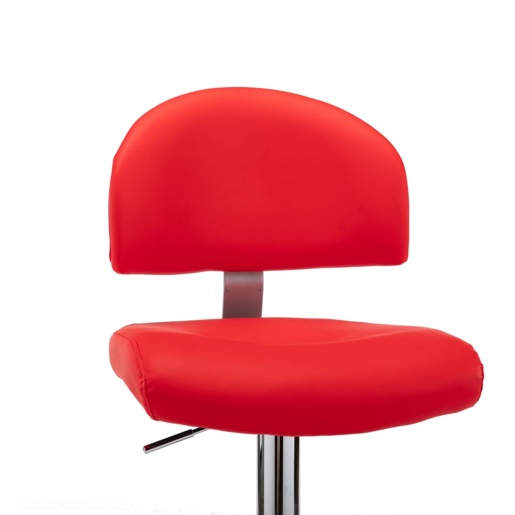 Tabouret de bar Rouge Similicuir - XIOS
