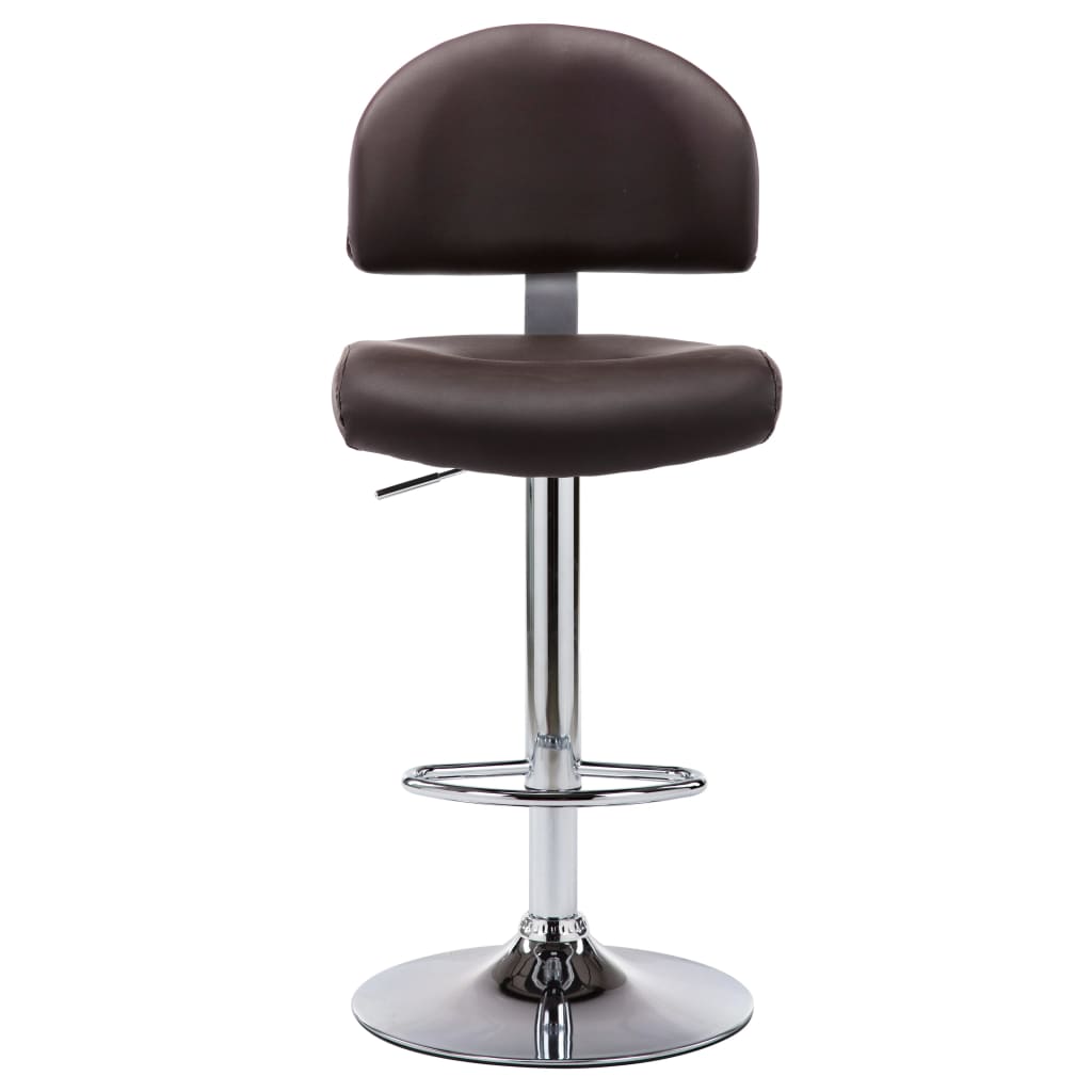 Tabouret de bar Marron Similicuir - XIOS