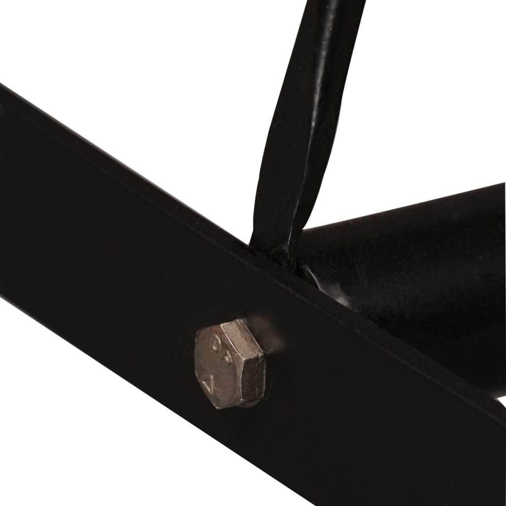 Ensemble de bar 5 pcs Bois solide et cuir véritable - XIOS