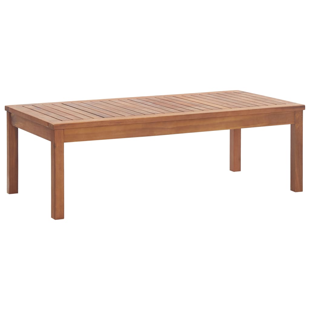 Salon de jardin 4 pcs avec coussins Bois d'acacia solide - XIOS