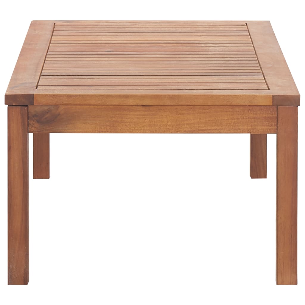Salon de jardin 4 pcs avec coussins Bois d'acacia solide - XIOS