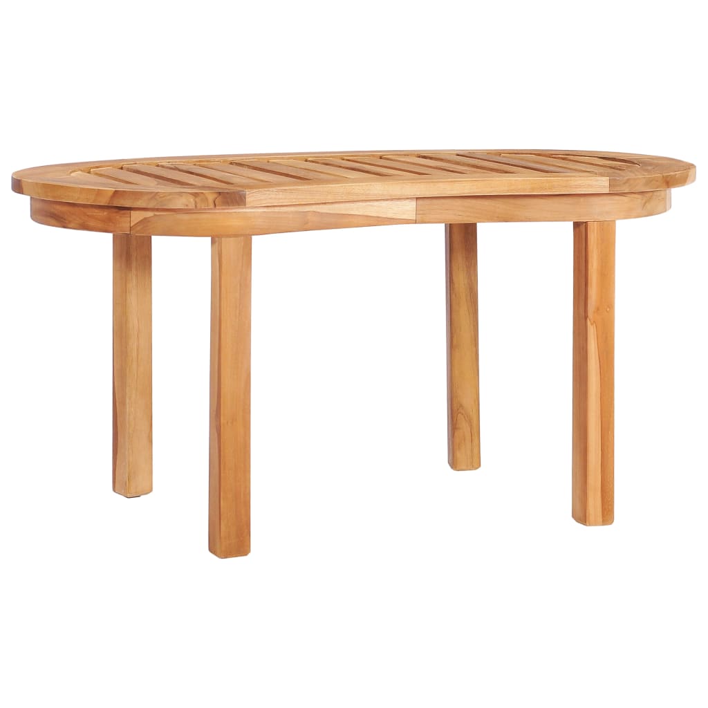 Table basse 90x50x45 cm Bois de teck solide - XIOS