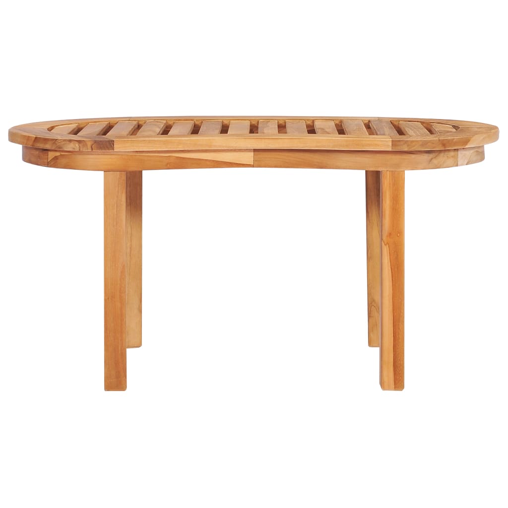 Table basse 90x50x45 cm Bois de teck solide - XIOS