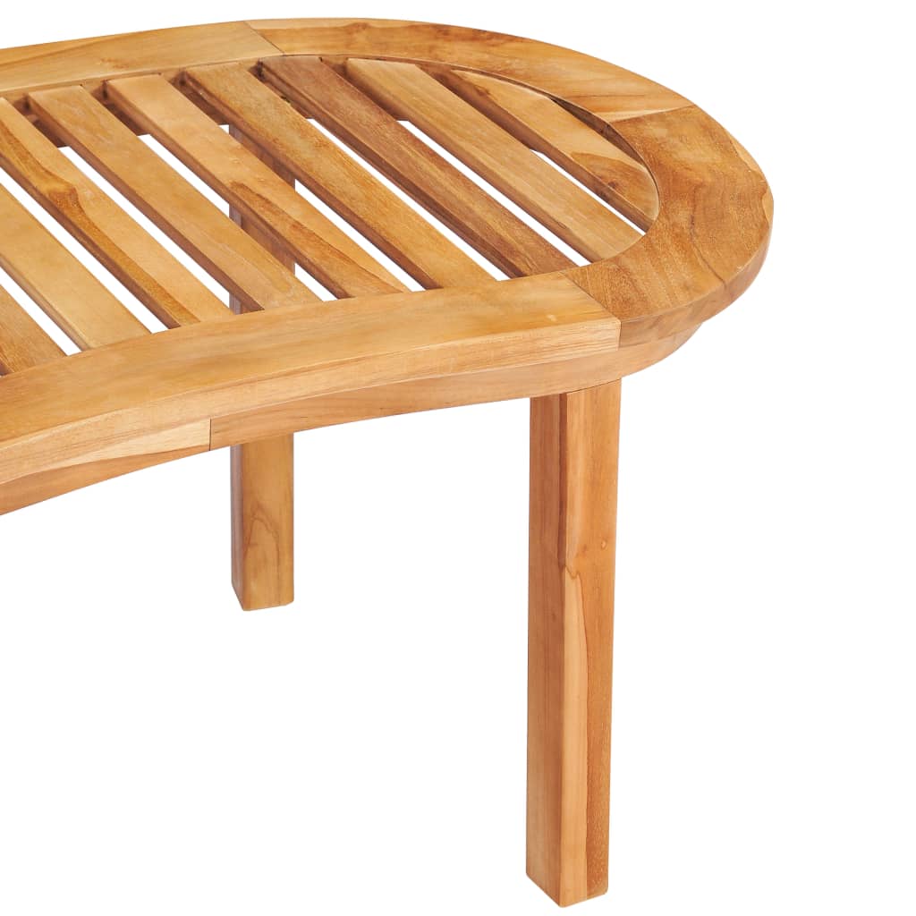 Table basse 90x50x45 cm Bois de teck solide - XIOS