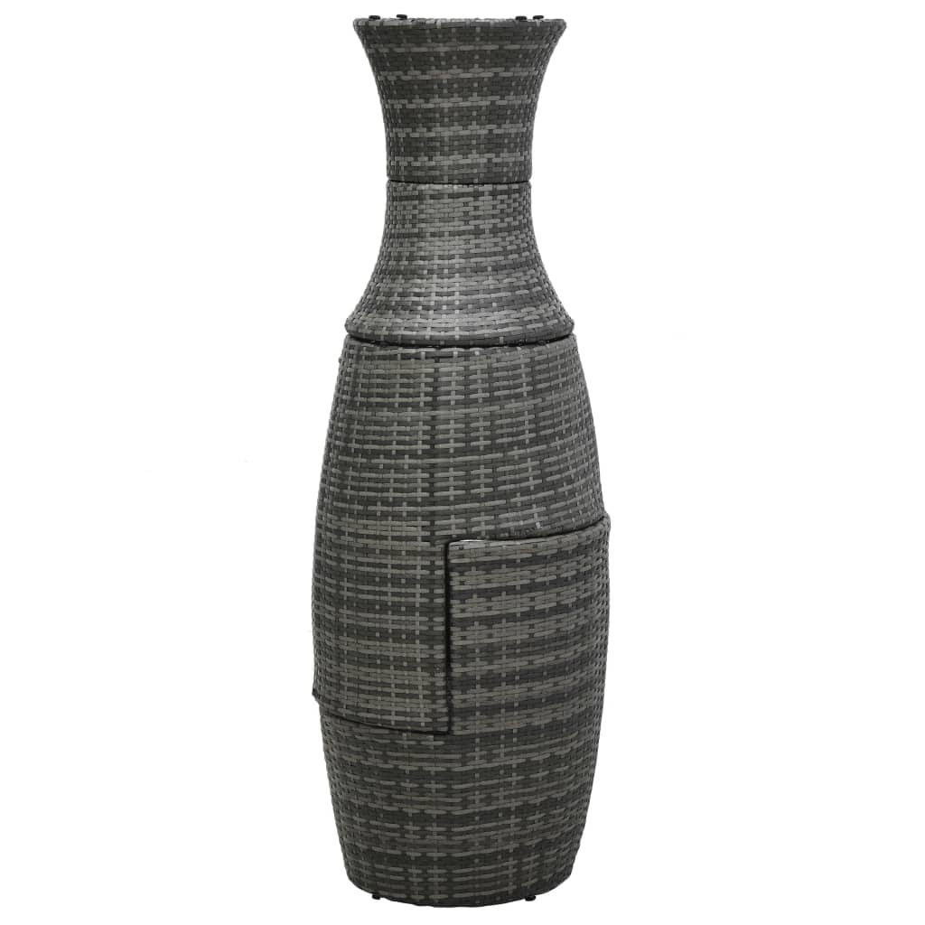 Ensemble de bistro 3 pcs avec coussins Résine tressée Gris - XIOS