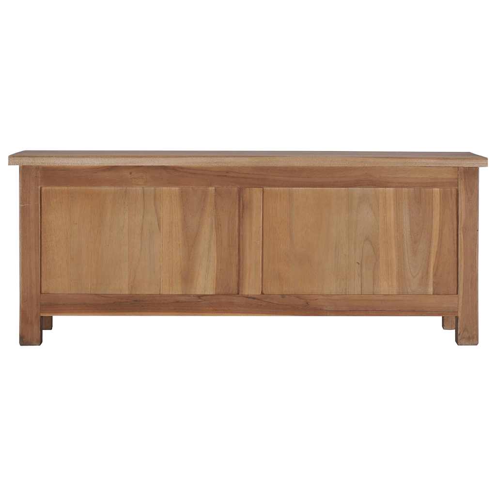 Meuble TV 90x30x35 cm Bois de teck massif - XIOS