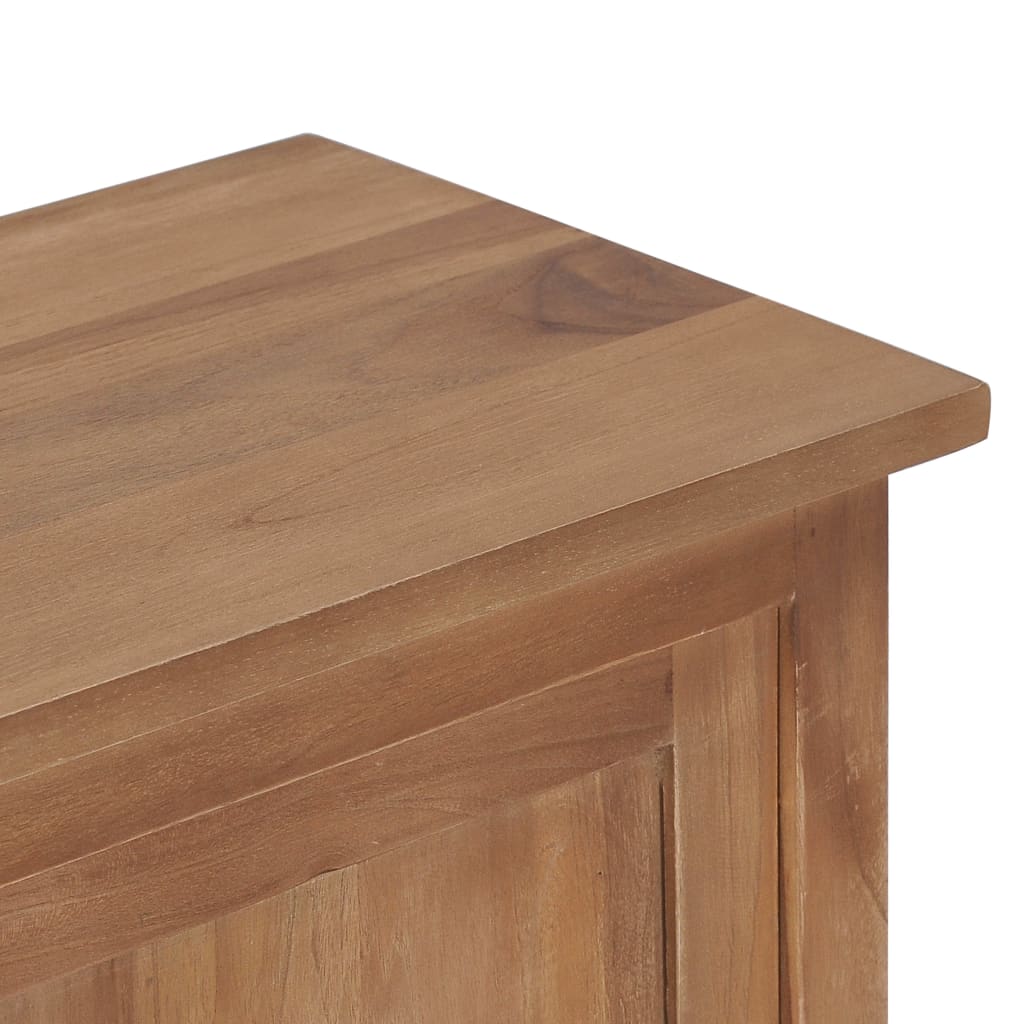 Meuble TV 90x30x35 cm Bois de teck massif - XIOS
