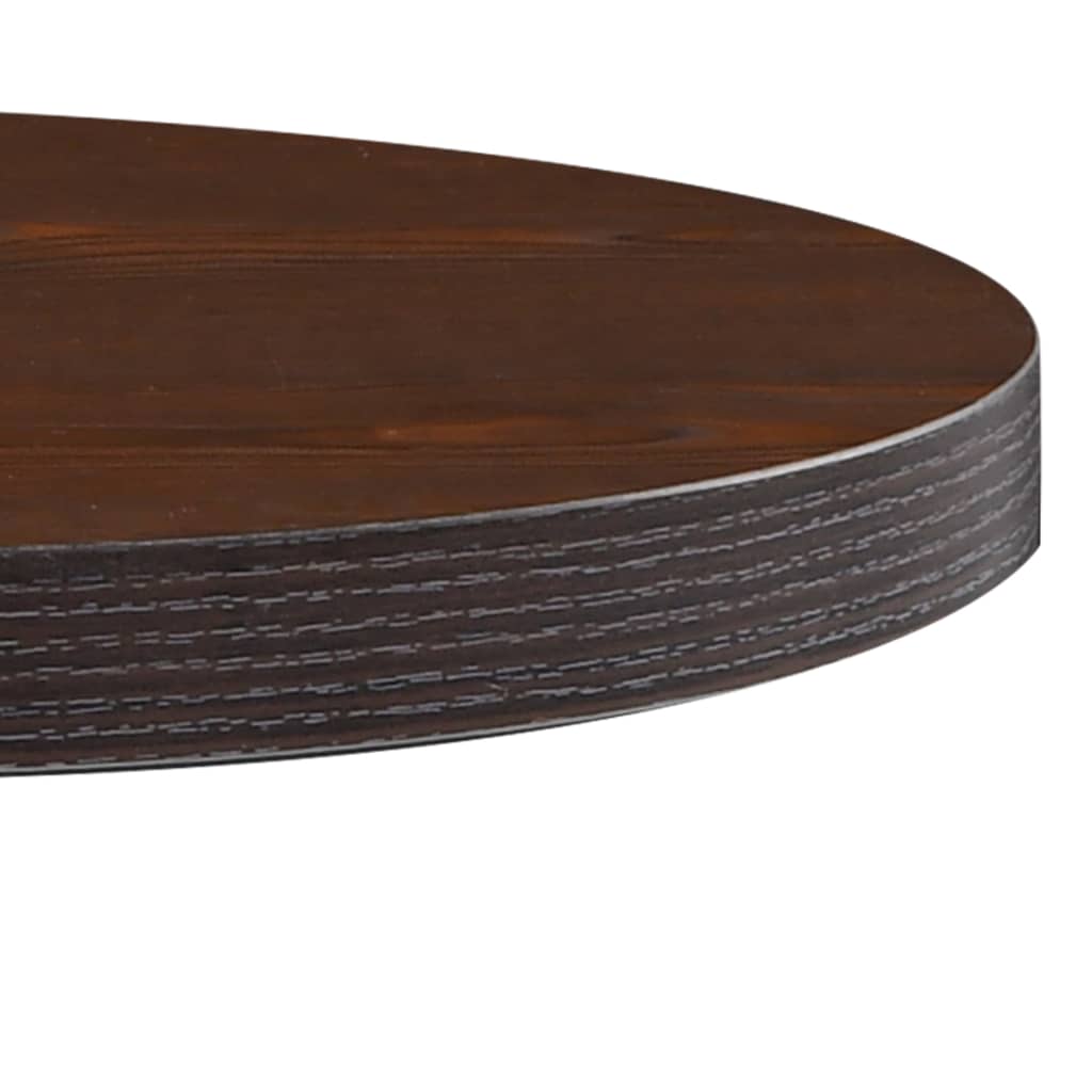 Table de bistro Marron foncé 50 cm MDF - XIOS