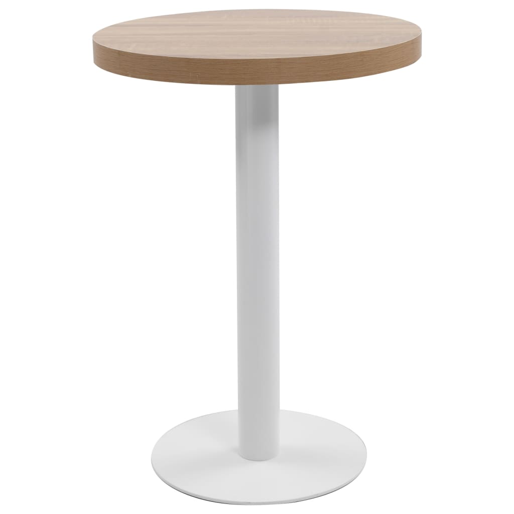 Table de bistro Marron clair 60 cm MDF - XIOS