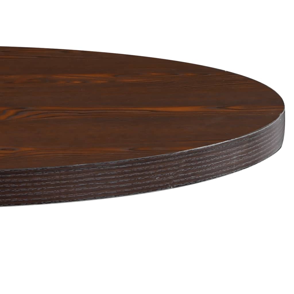 Table de bistro Marron foncé 80 cm MDF