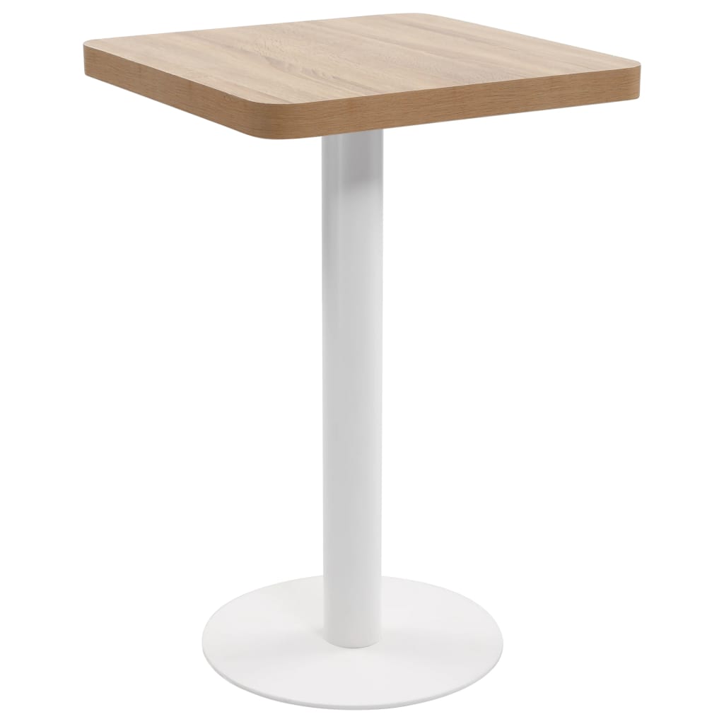 Table de bistro Marron clair 50x50 cm MDF - XIOS