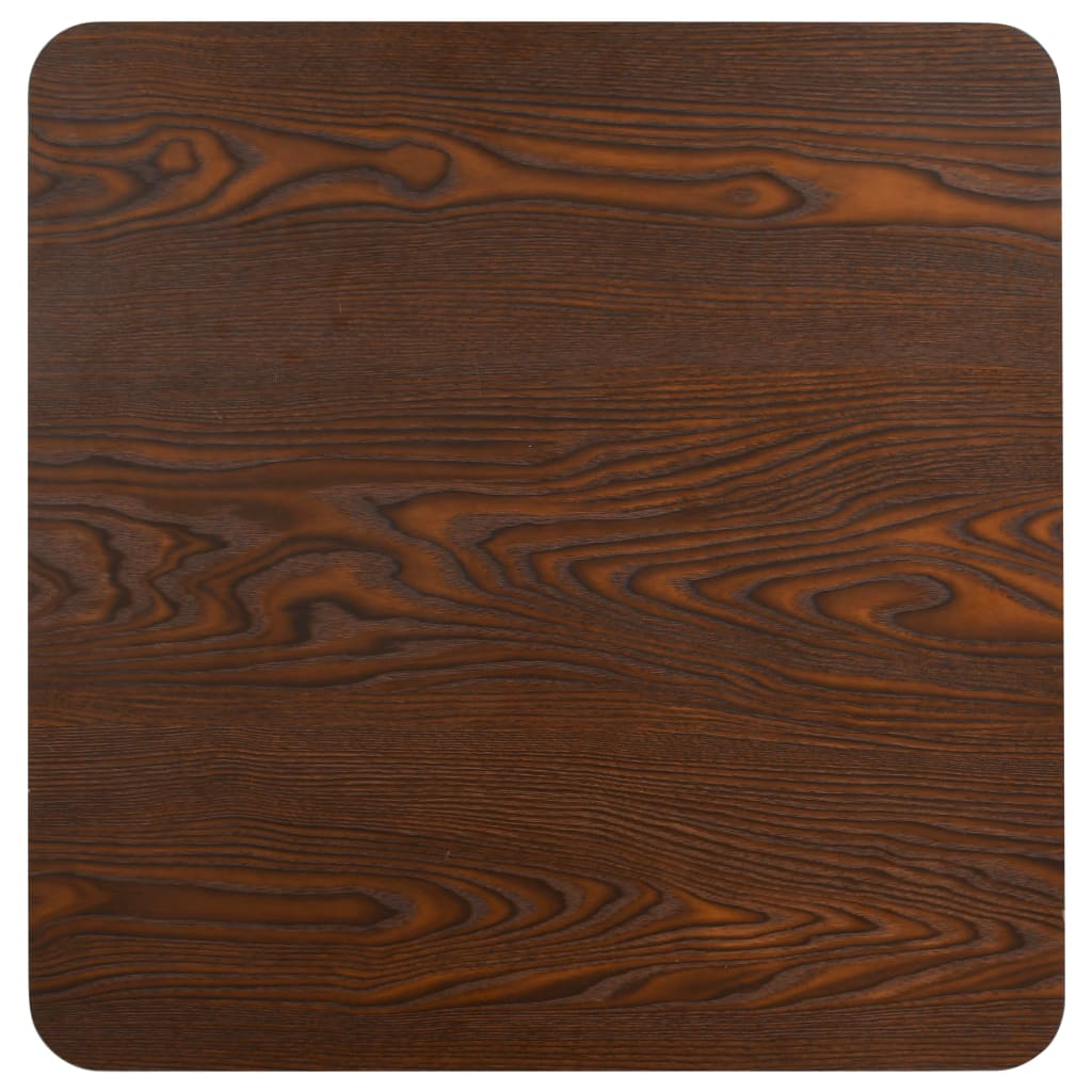 Table de bistro Marron foncé 50x50 cm MDF - XIOS