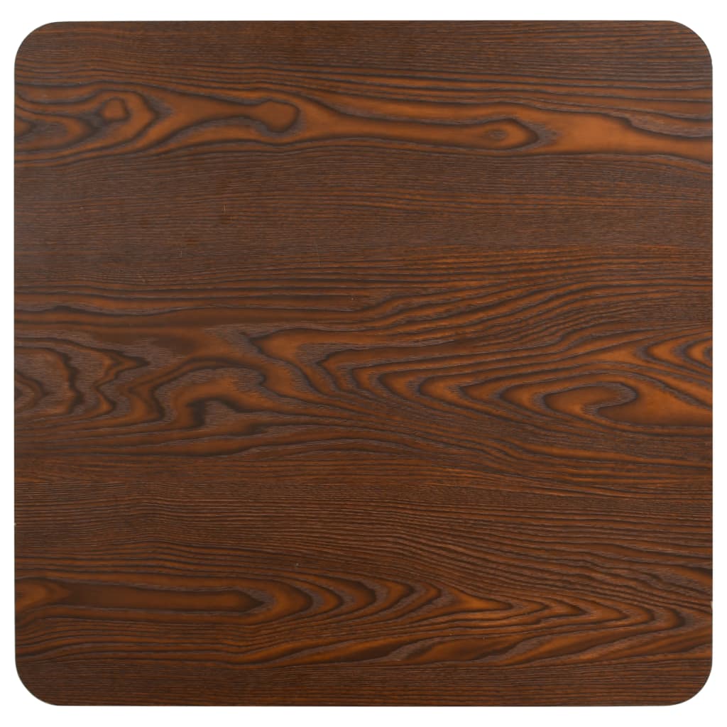 Table de bistro Marron foncé 60x60 cm MDF - XIOS