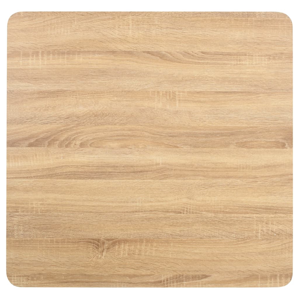 Table de bistro marron clair 80x80 cm MDF - XIOS