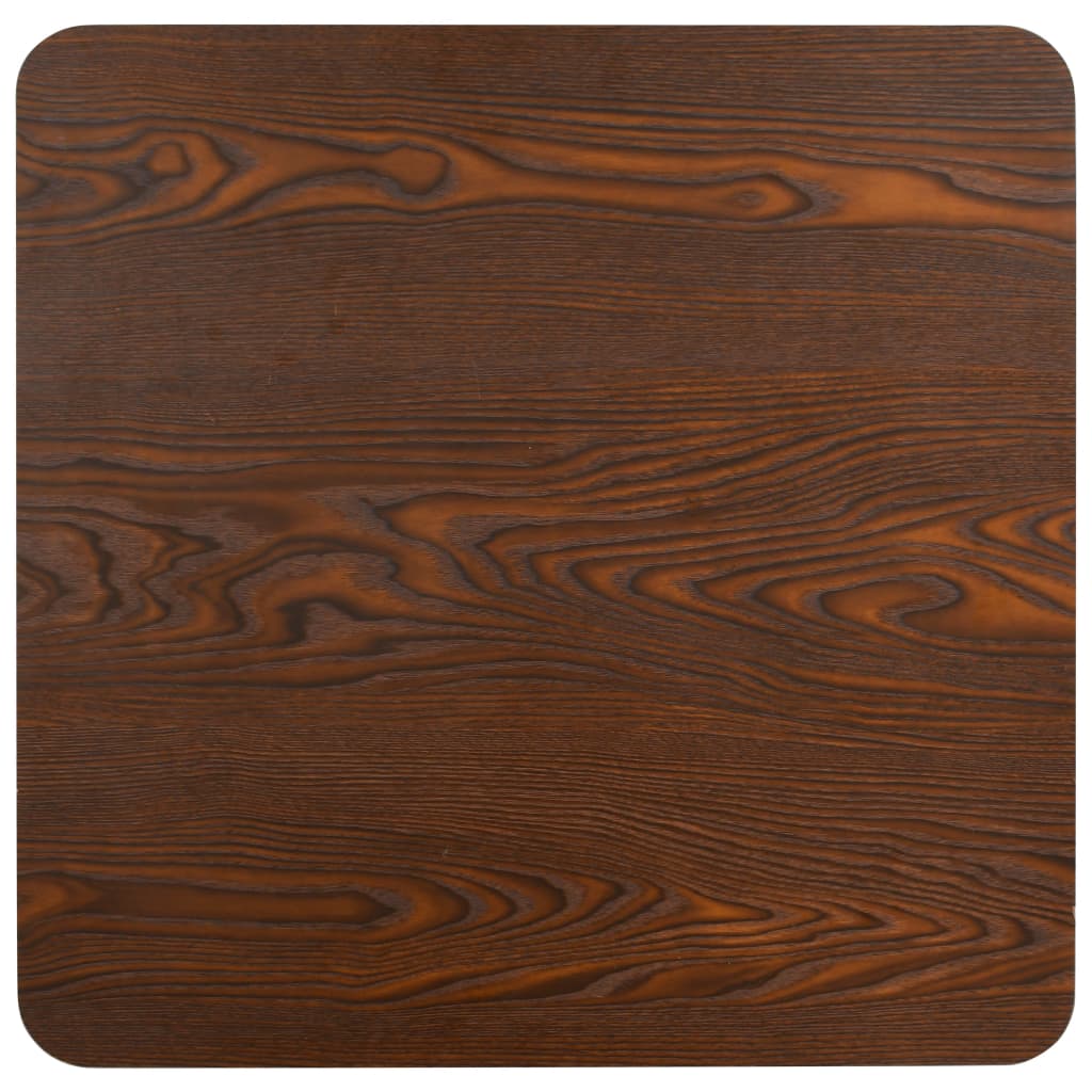 Table de bistro Marron foncé 80x80 cm MDF - XIOS