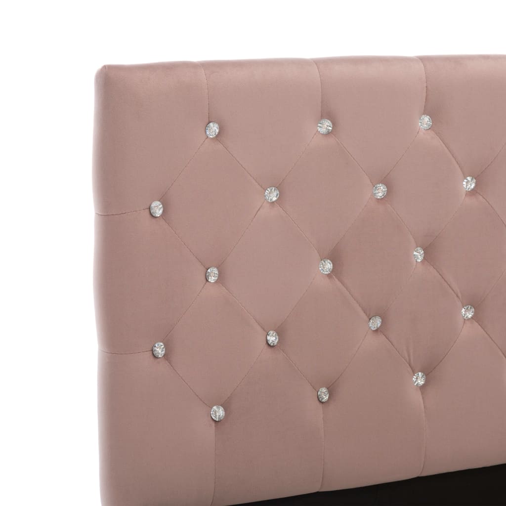 Cadre de lit sans matelas Rose Velours 180x200 cm - XIOS