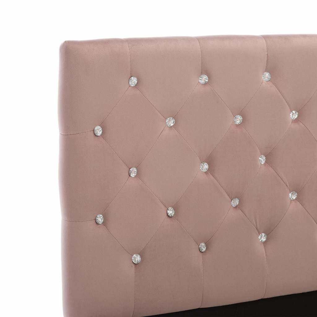Cadre de lit sans matelas Rose Velours 180x200 cm