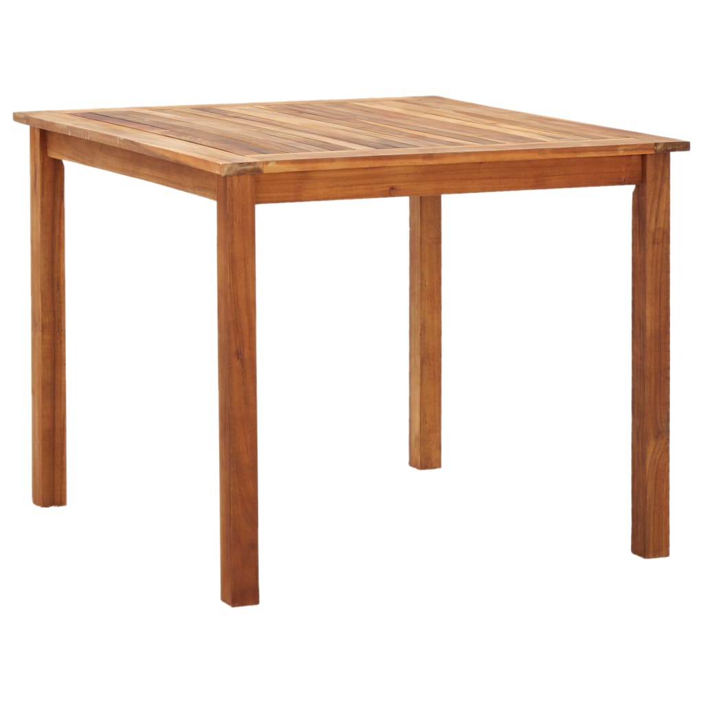 Mobilier à dîner 5 pcs résine tressée et bois d'acacia gris - XIOS
