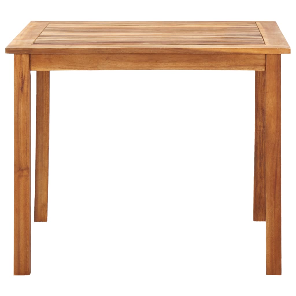 Mobilier à dîner 5 pcs résine tressée et bois d'acacia gris - XIOS