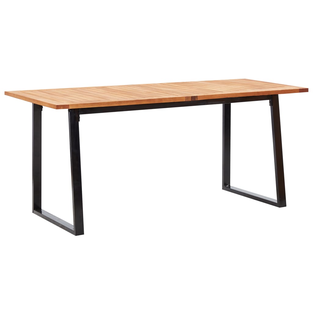 Mobilier d'extérieur 7 pcs résine tressée et bois d'acacia gris - XIOS