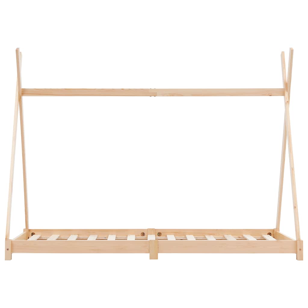 Cadre de lit d'enfant Bois de pin massif 90 x 200 cm - XIOS
