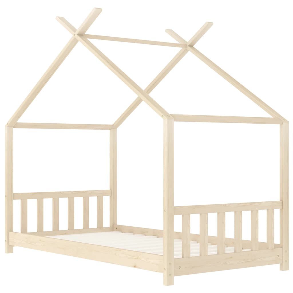 Cadre de lit d'enfant Bois de pin massif 70x140 cm - XIOS