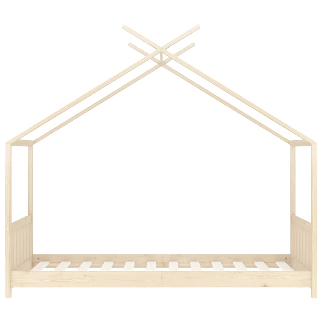 Cadre de lit d'enfant Bois de pin massif 80x160 cm - XIOS