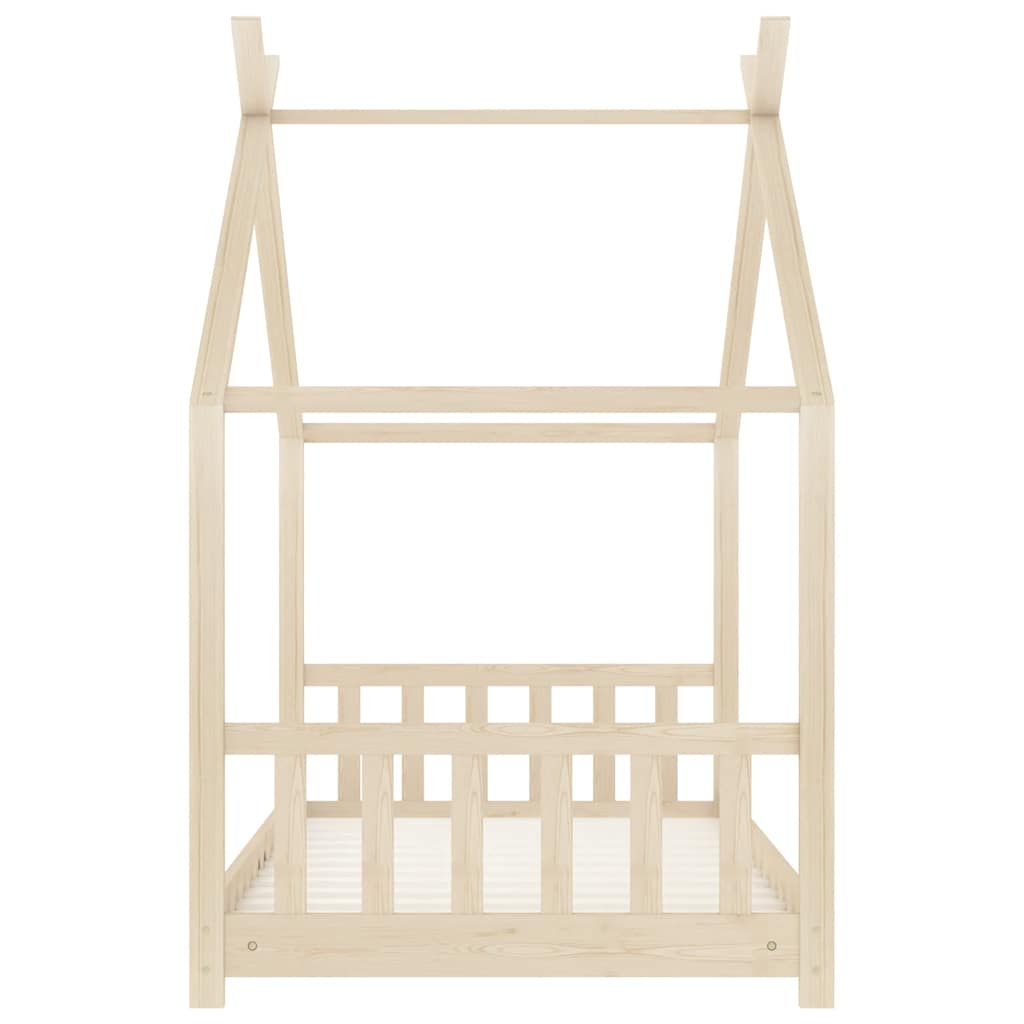 Cadre de lit d'enfant Bois de pin massif 80x160 cm - XIOS