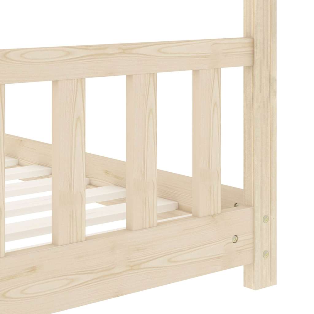 Cadre de lit d'enfant Bois de pin massif 80x160 cm - XIOS