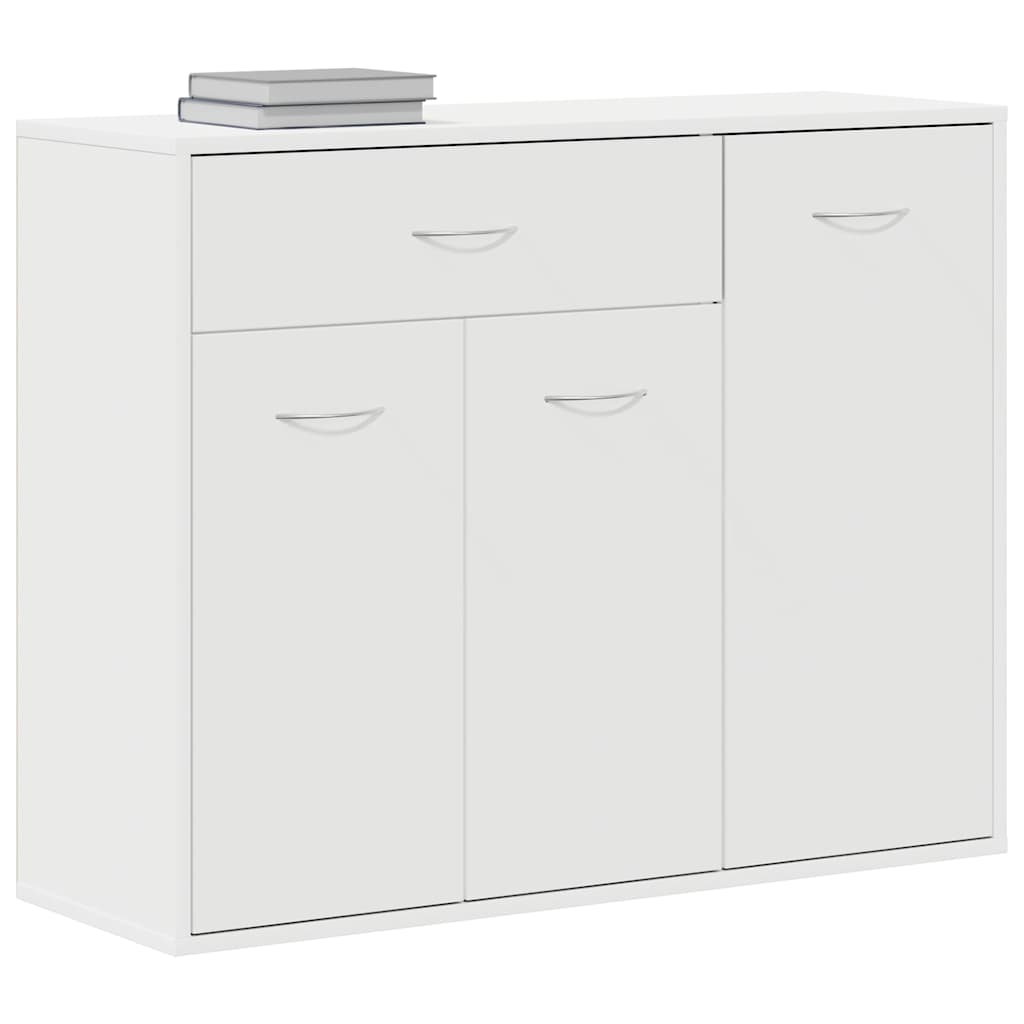 Buffet Blanc 88x30x70 cm Bois d'ingénierie - XIOS