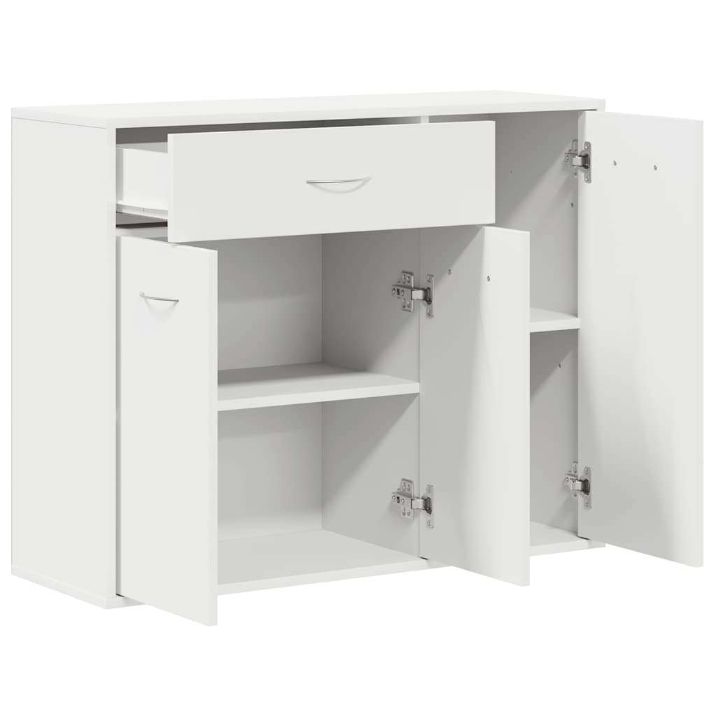 Buffet Blanc 88x30x70 cm Bois d'ingénierie - XIOS