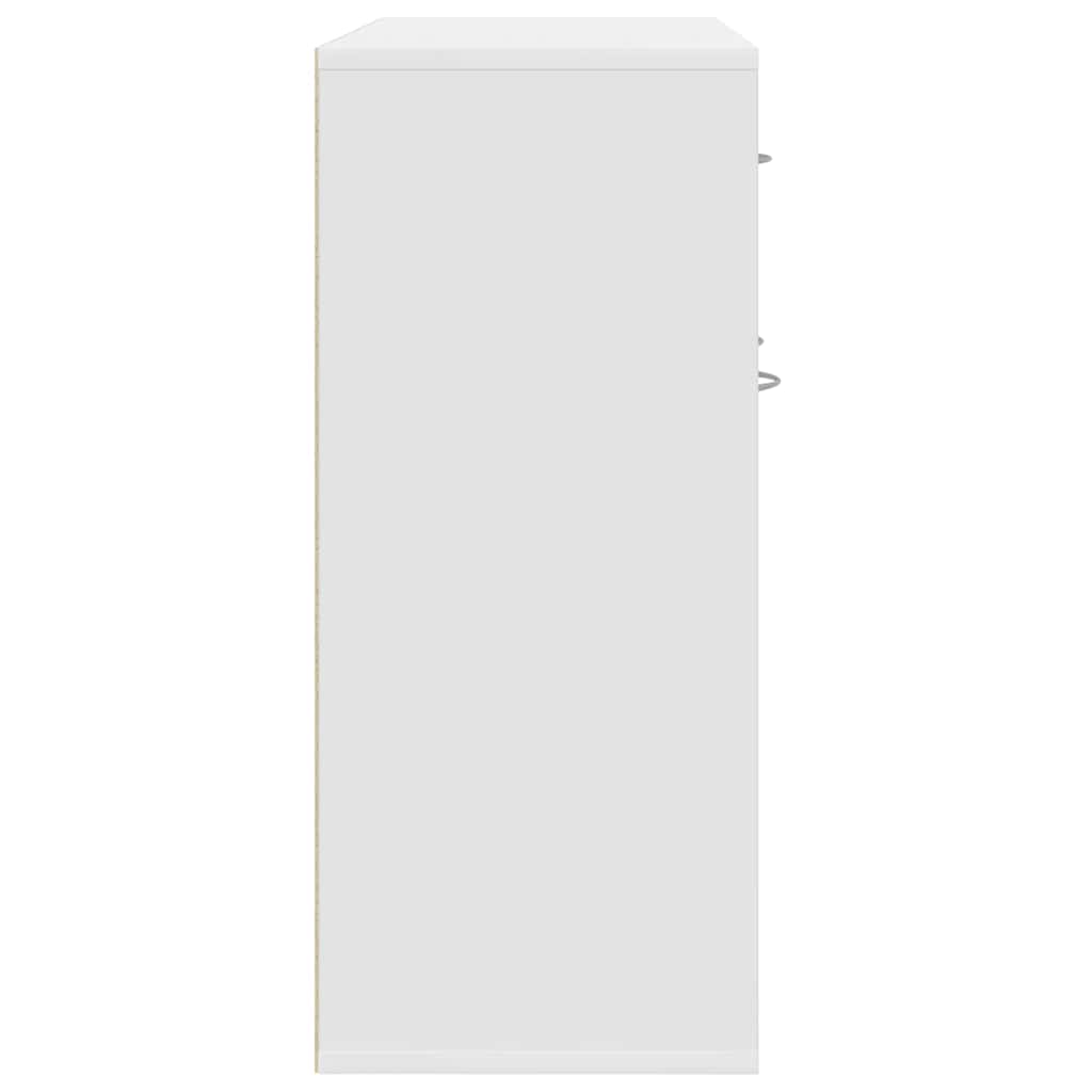Buffet Blanc 88x30x70 cm Bois d'ingénierie - XIOS