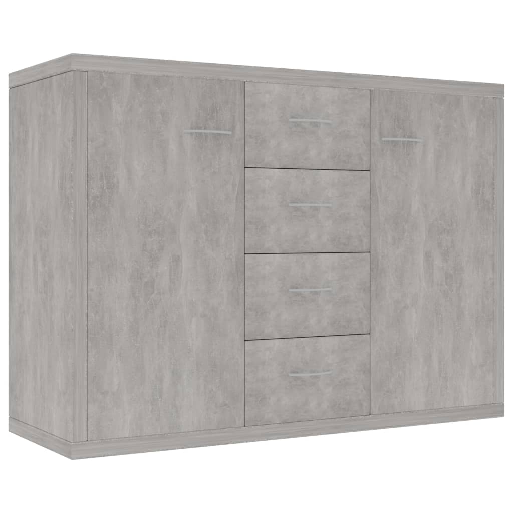 Buffet Gris béton 88x30x65 cm Bois d'ingénierie - XIOS