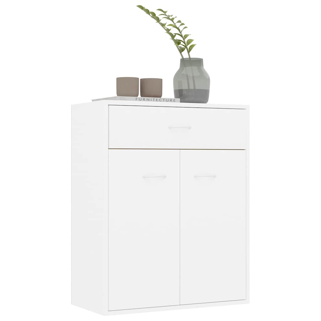 Buffet blanc 60x30x75 cm bois d'ingénierie - XIOS