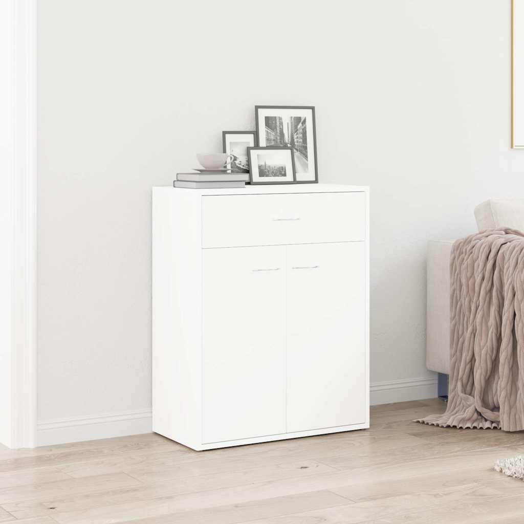 Buffet blanc 60x30x75 cm bois d'ingénierie - XIOS