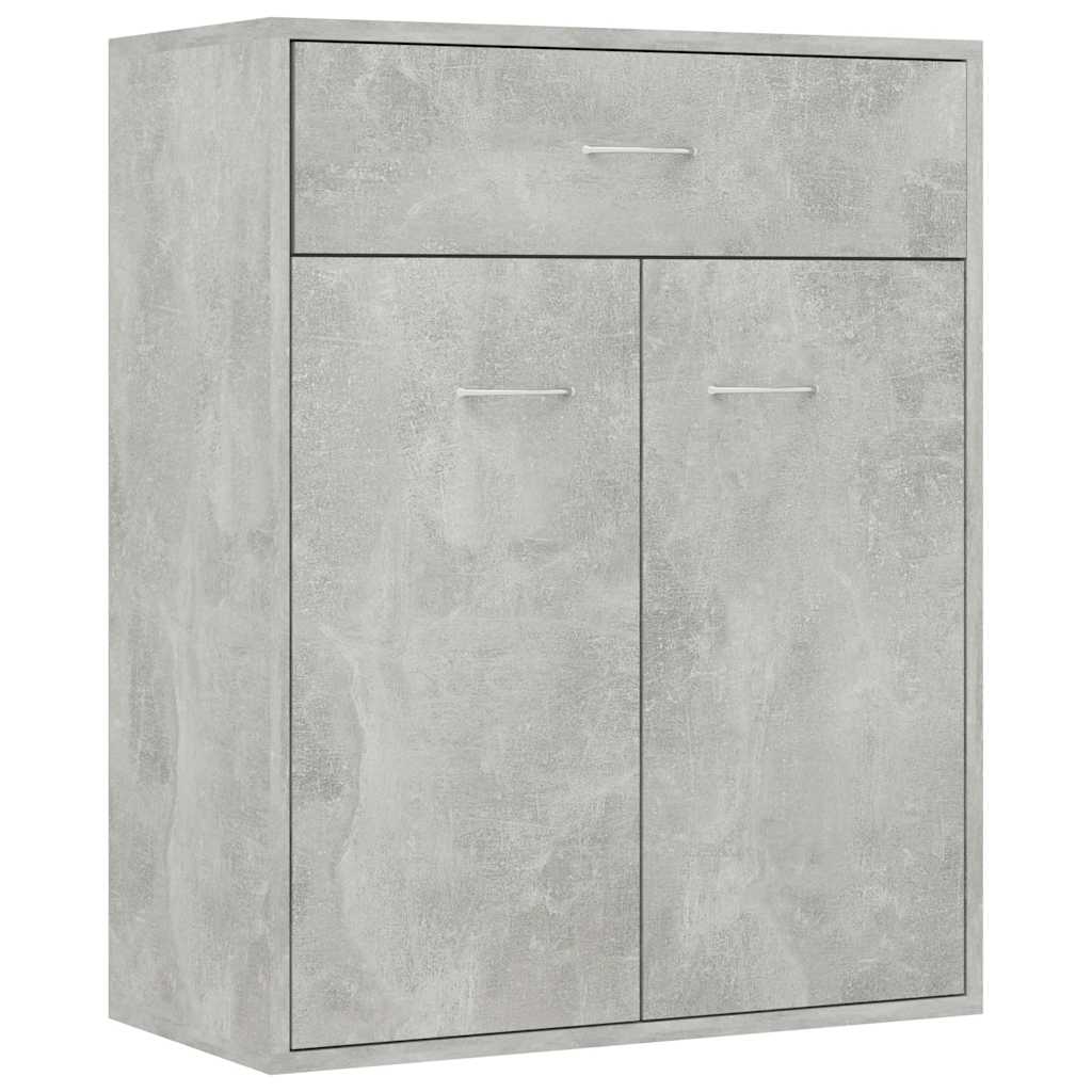 Buffet Gris béton 60x30x75 cm Bois d'ingénierie - XIOS