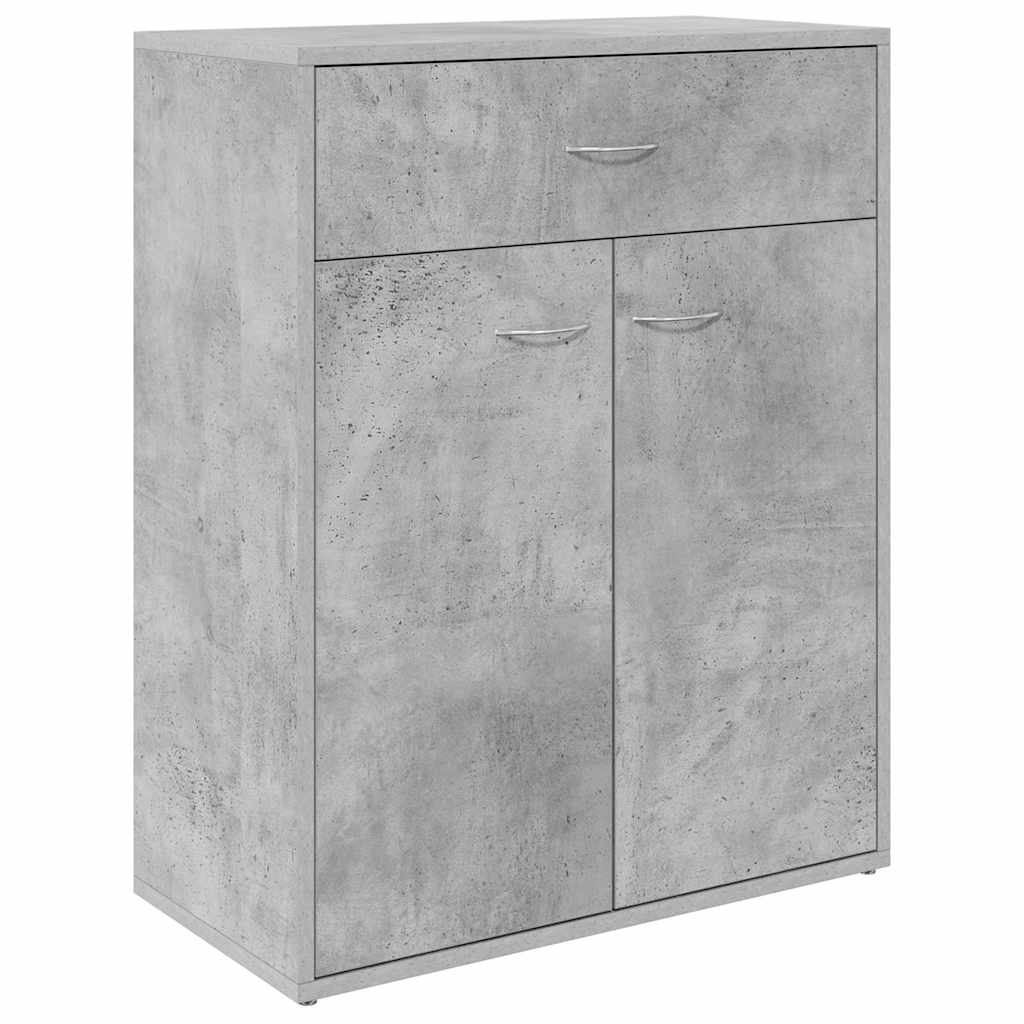 Buffet Gris béton 60x30x75 cm Bois d'ingénierie - XIOS