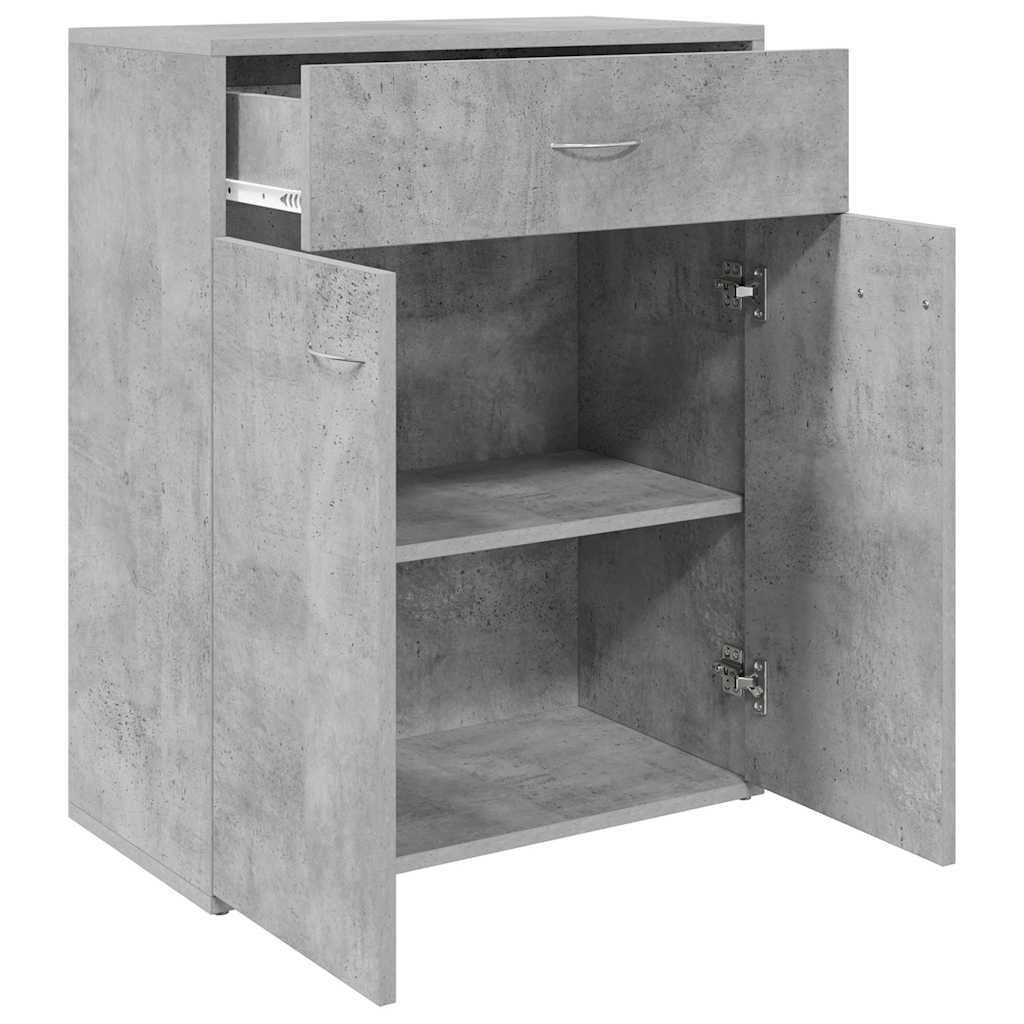 Buffet Gris béton 60x30x75 cm Bois d'ingénierie - XIOS