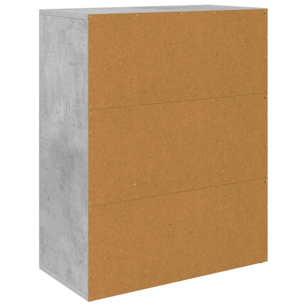 Buffet Gris béton 60x30x75 cm Bois d'ingénierie - XIOS