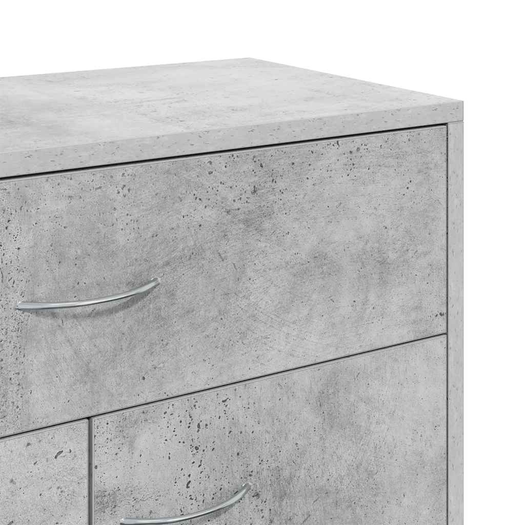 Buffet Gris béton 60x30x75 cm Bois d'ingénierie - XIOS