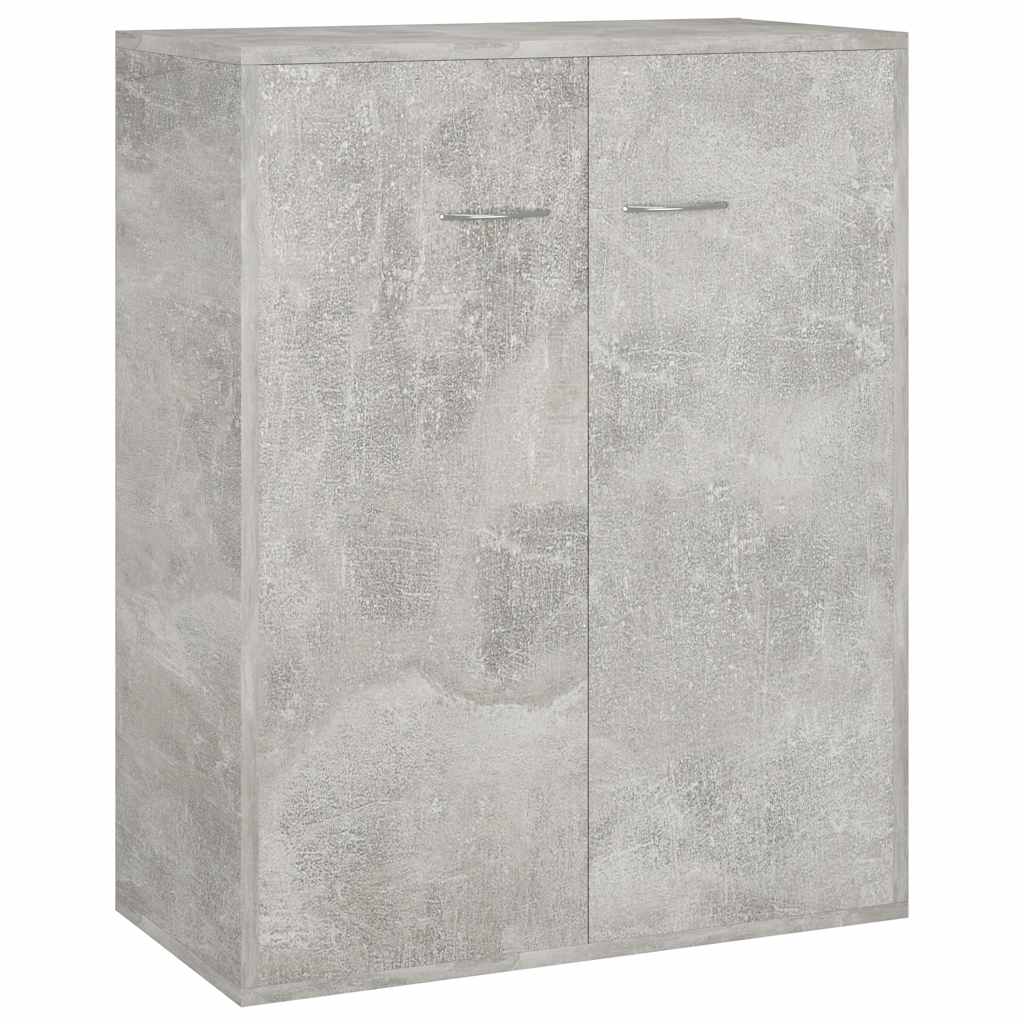 Buffet Gris béton 60x30x75 cm Bois d'ingénierie - XIOS