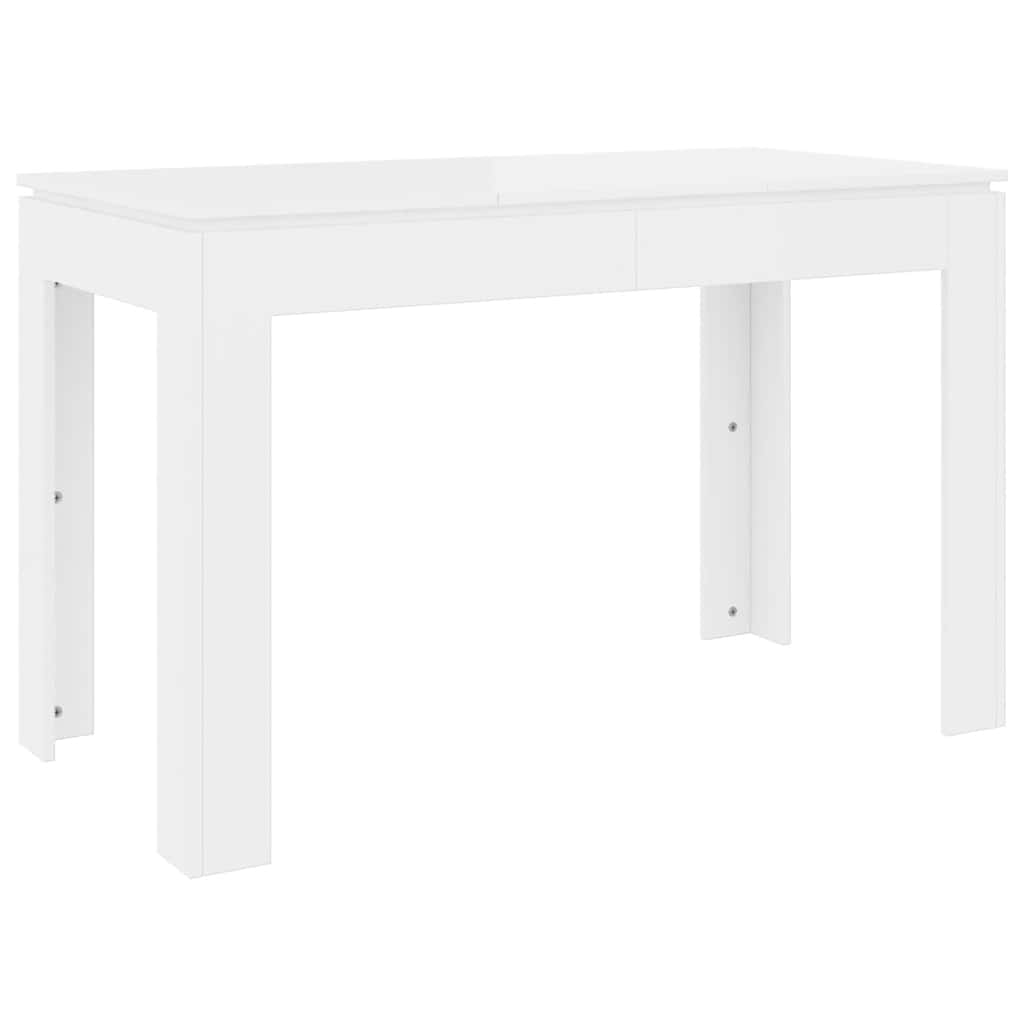 Table de salle à manger Blanc 120x60x76 cm Bois d'ingénierie - XIOS