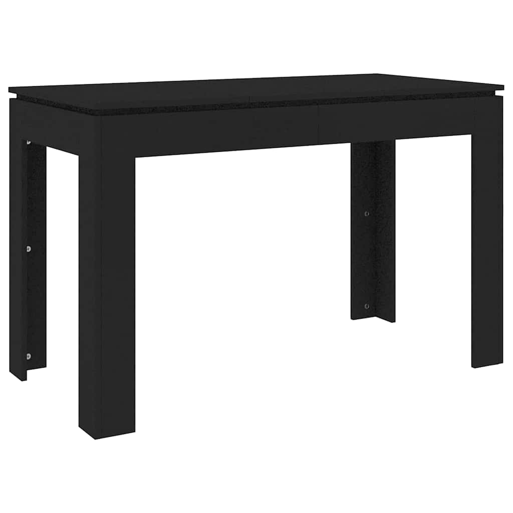 Table à manger Noir 120x60x76 cm Bois d'ingénierie - XIOS